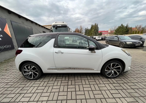 Citroen DS3 cena 15500 przebieg: 124423, rok produkcji 2016 z Ozorków małe 154